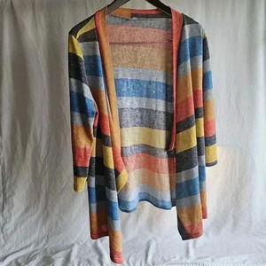 Dearcase Multi-Colored Cardigan Size L